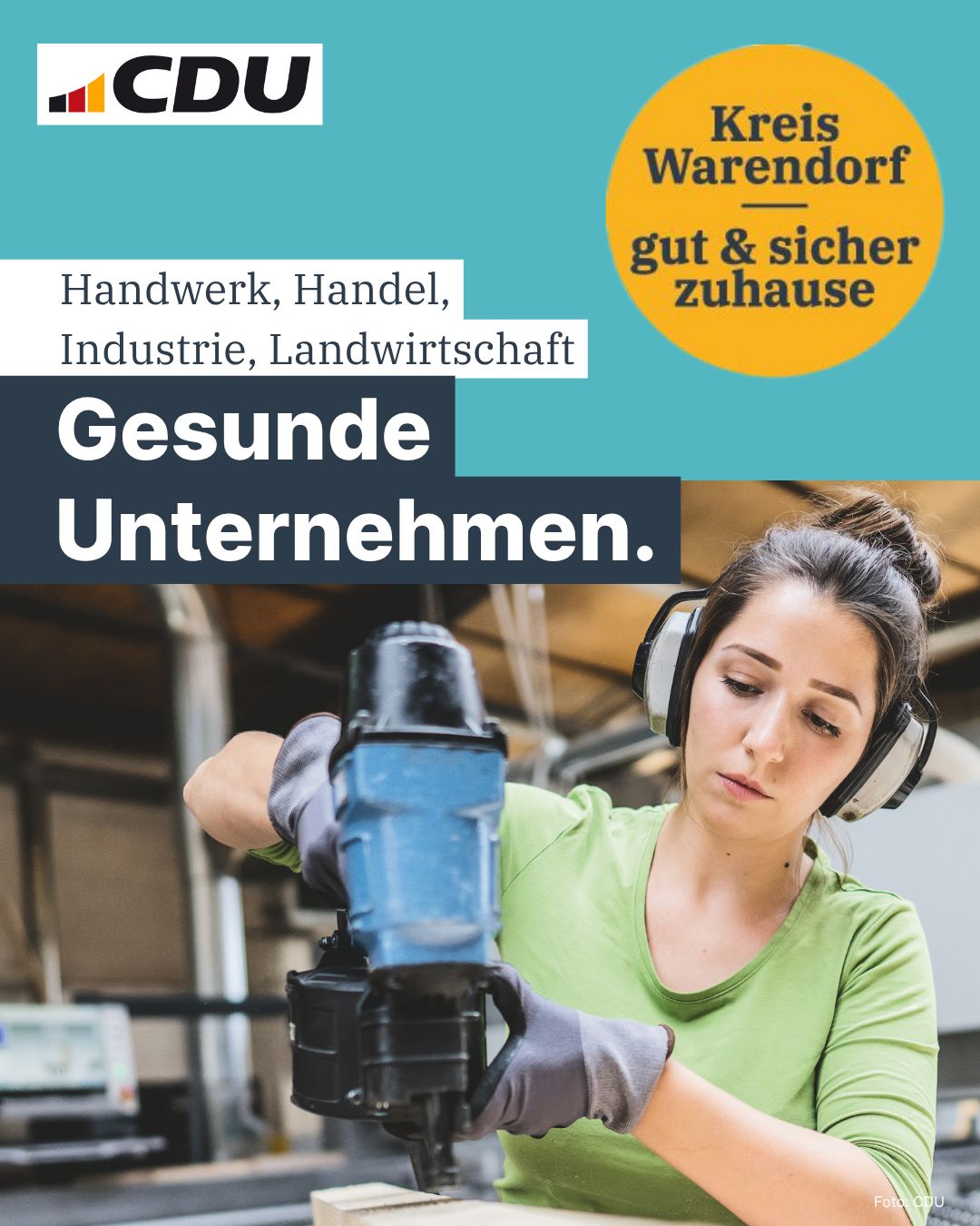 Einer von zehn starken Punkten: Gesunde Unternehmen fr unseren Wohlstand.